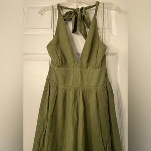 Abercrombie & Fitch Olive Dress